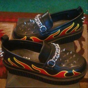 Dolls Kill Lamoda Flames Creepers